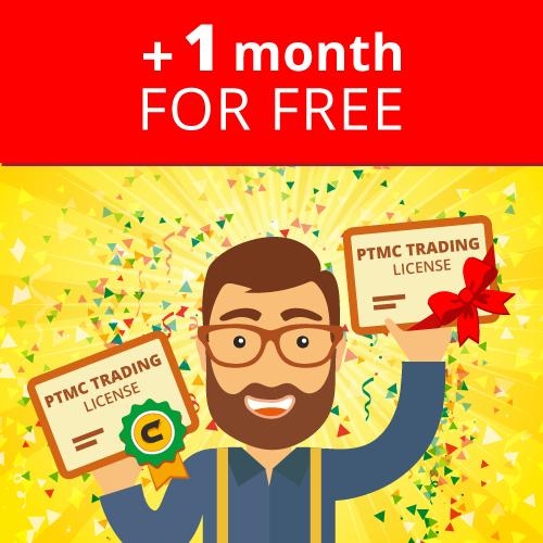 Get free month to your license!