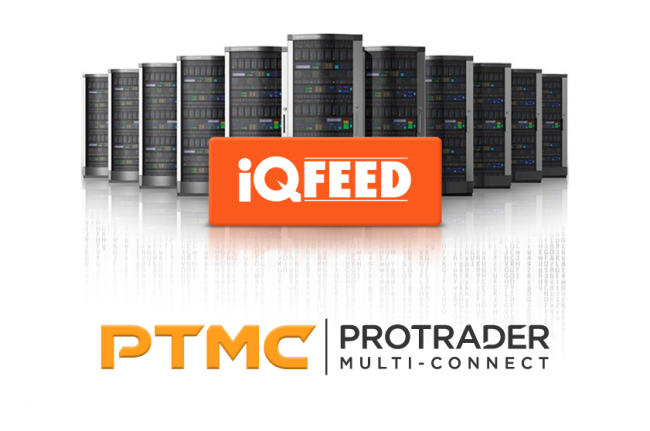 Get tick-by-tick market data via IQFeed connection to PTMC trading platform