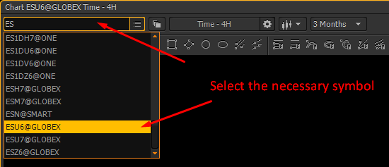 Symbol Lookup in PTMC trading platform