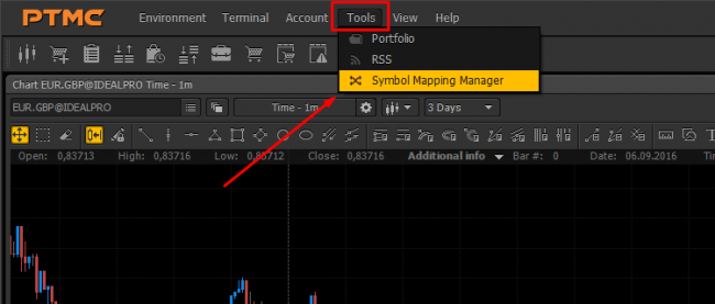 Tools Symbol Mapping Manager